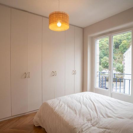 Apartament T2 Plein Sud - Parking - Balcon Vue Odet - Renove Par Un Architecte Quimper Zewnętrze zdjęcie