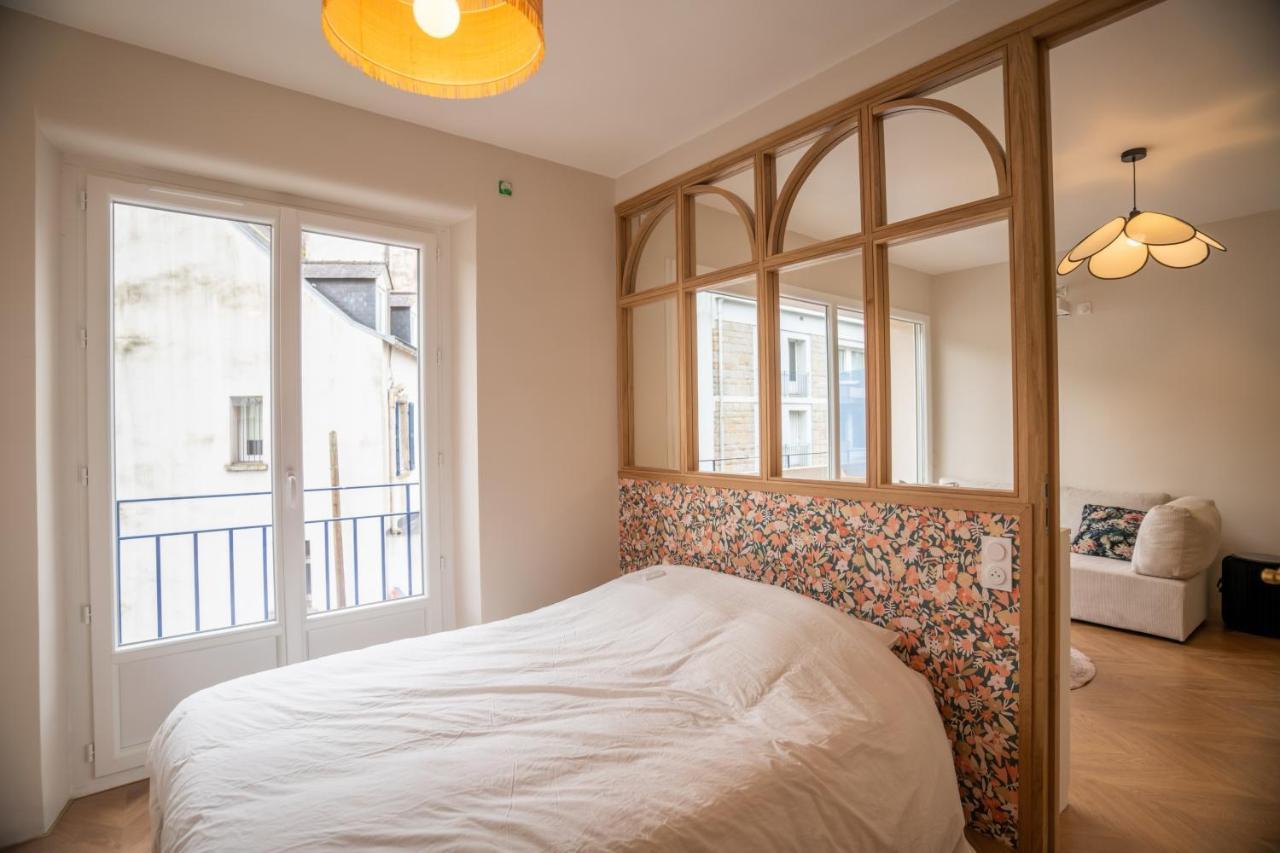 Apartament T2 Plein Sud - Parking - Balcon Vue Odet - Renove Par Un Architecte Quimper Zewnętrze zdjęcie