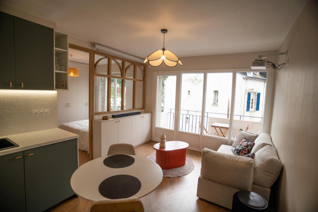 Apartament T2 Plein Sud - Parking - Balcon Vue Odet - Renove Par Un Architecte Quimper Zewnętrze zdjęcie